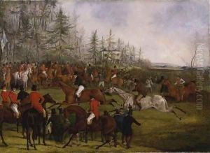 The Grand Leicestershire Steeplechase 4 by Henry Thomas Alken