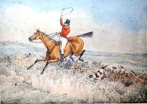 Fox hunting 2 by Henry Thomas Alken