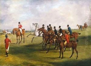 The Grand Leicestershire Steeplechase 5 by Henry Thomas Alken