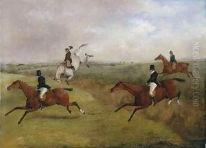 The Grand Leicestershire Steeplechase 6 by Henry Thomas Alken
