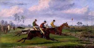 A Steeplechase 2 by Henry Thomas Alken