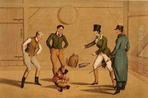 Cock Fighting by Henry Thomas Alken