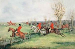 Sporting Scene by Henry Thomas Alken