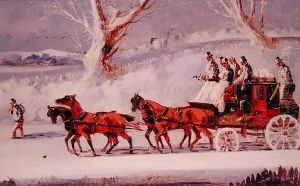 Hull to London Coach by Henry Thomas Alken