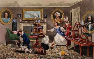 The First Step to the Coach-Box by Henry Thomas Alken