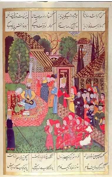 A Janissary officer recruiting devsirme for Sultan Suleyman I (1495-1566) - view 1
