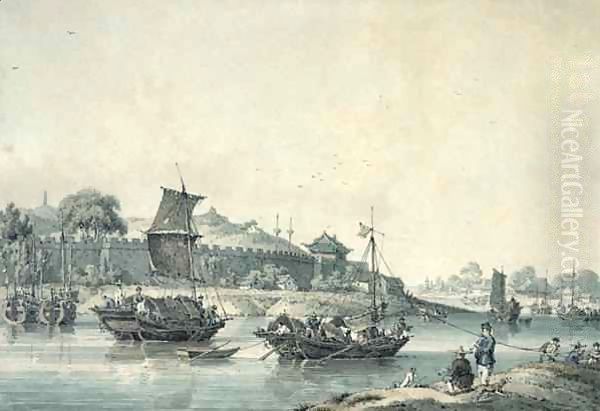 On one of the rivers of China - view 1