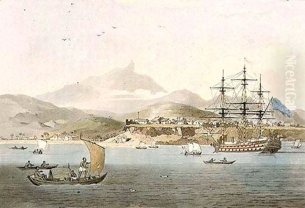 Porto Praya in the Island of St. Jago - view 1