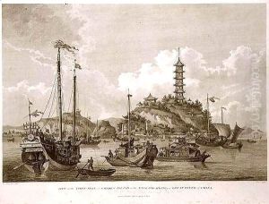 View of the Tchin Shan, or Golden Island, in the Yang-tse Kiang, or Great River of China