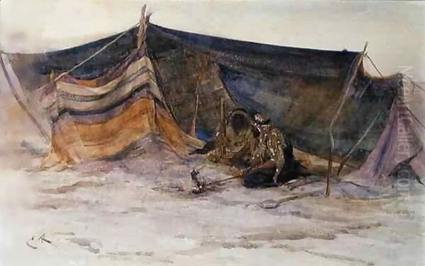 A Bedouin Camp - view 1