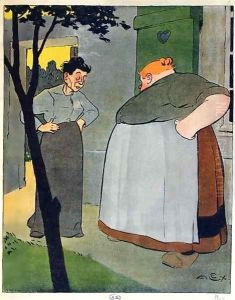 'You should do as I do, my dear. No corsets They destroy a woman's figure' by Alex