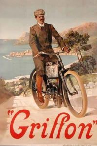 Poster advertising 'Griffon' Motorcycles Poster advertising 'Griffon' Motorcycles