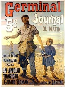 Poster advertising the newspaper 'Germinal' Poster advertising the newspaper 'Germinal'
