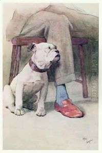 Bulldog by Cecil Charles Aldin