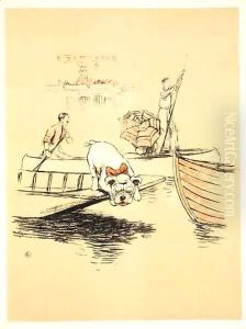 Henley Regatta by Cecil Charles Aldin