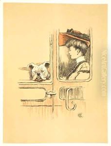 Travelling in First Class, From 'A Gay Dog, Story of a Foolish Year' by Cecil Charles Aldin