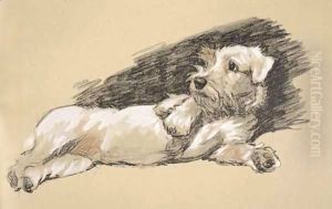 Terrier Detail by Cecil Charles Aldin