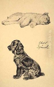 Chow and Spaniel