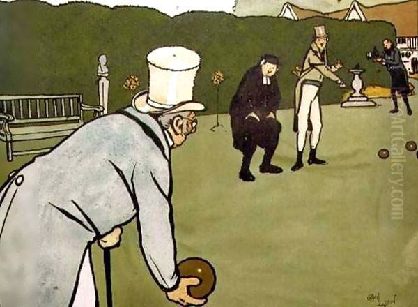 Old English Sports and Pastimes Bowls - view 1
