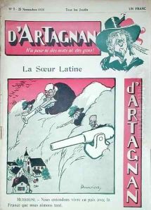 'The Latin Sister', front cover of 'D'Artagnan' by Albertilus