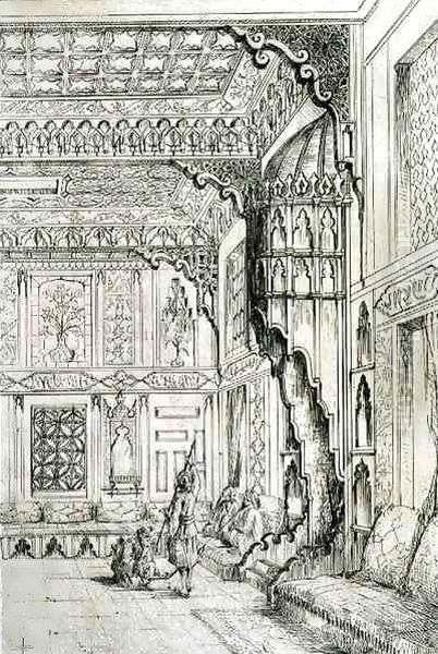 Islamic and Moorish design for a door tapestry - view 1