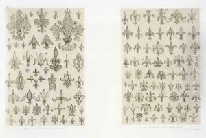 Fleur de Lys designs from every age and from all around the world by Jean Francois Albanis de Beaumont