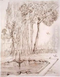Ornamental Fountain in Serai Garden, Constantinople, from 'Art and Industry' by Jean Francois Albanis de Beaumont