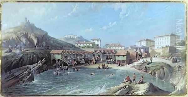 The Beginning of Sea Swimming in the Old Port of Biarritz - view 1
