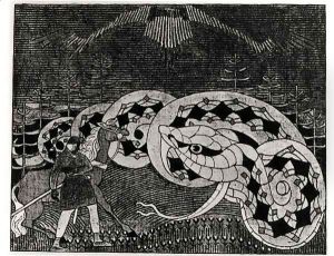Seppo Llmarinen Ploughing the Field of Snakes by Joseph Alanen