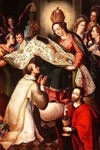 Presentation of the Cope to St. Ildefonsus by Diego de (the Younger) Aguilar