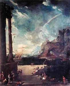 The Departure of Aeneas from Carthage by Benito-Manuel de Aguero
