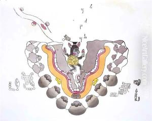 Illustration from 'Antiquities of Mexico' by Agostino Aglio