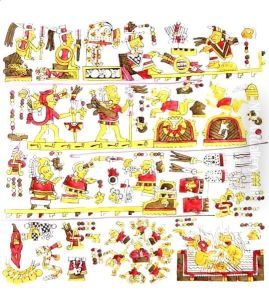 Illustration from 'Antiquities of Mexico' 2 by Agostino Aglio