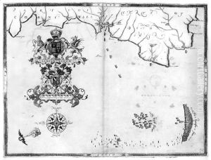 Map No.4 Showing the route of the Armada fleet