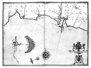 Map No.2 Showing the route of the Armada fleet
