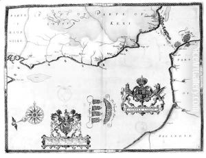 Map No.8 showing the route of the Armada fleet Map No.8 showing the route of the Armada fleet