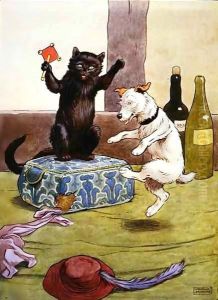 Illustration from The Beautiful Book of Nursery Rhymes, Stories and Pictures by Frank Adams