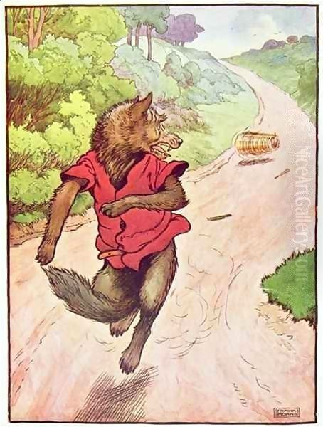 He ran away as fast as his legs would take him - view 1