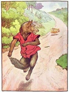 He ran away as fast as his legs would take him by Frank Adams