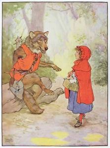 Little Red Riding Hood and the Wolf by Frank Adams