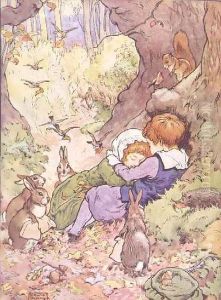 Babes in the Wood from 'My Nursery Story Book' by Frank Adams