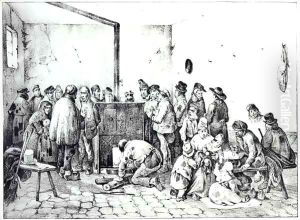 The Public Warming Room in Paris by Victor Adam