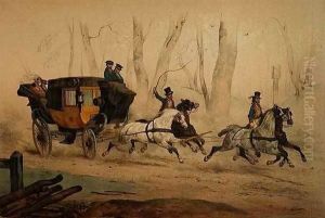 The Post-Chaise by Victor Adam