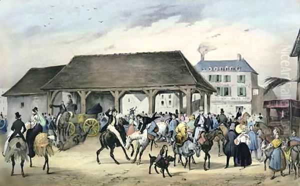 Donkeys festival at Montmorency, 'Local fetes around Paris' - view 1