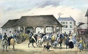 Donkeys festival at Montmorency, 'Local fetes around Paris' by Victor Adam