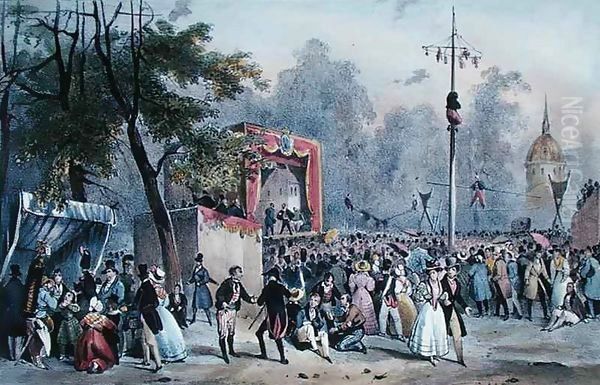 The 'Fete de Roi' at the Champs-Elysees, Paris - view 1
