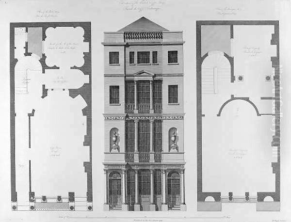 Elevation of the British Coffee House - view 1