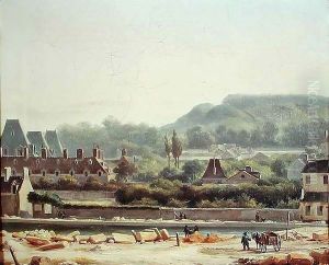 The Hopital Saint-Louis and the Buttes-Chaumont in 1830 The Hopital Saint-Louis and the Buttes-Chaumont in 1830