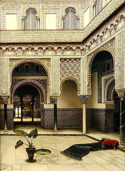 Fountain in a Moorish Courtyard - view 1