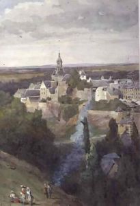 Moncontour, Brittany by John Absolon